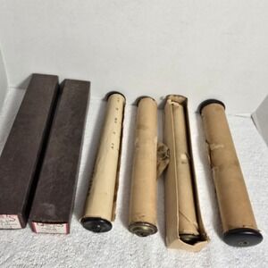 Lot 6 Vintage Player Piano Music Rolls Set Lord's Prayer And 5 Others